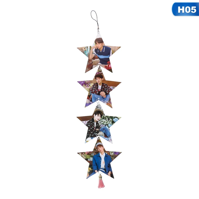 OSS6130H05 Kpop BLACKPINK GOT7 TXT SEVENTEEN подвеска в форме звезды Размер 12*12 см фото декоративная бирка - Цвет: OSS6130H05