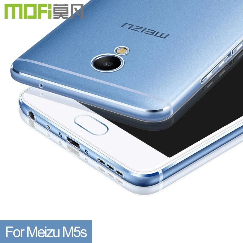 

meizu m5s case tpu clear cover meizu m 5s soft clear cover back silicon smartphone accessories retail original MOFI 5.0 inch