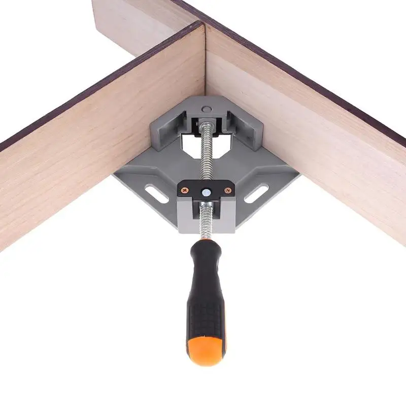 

Aluminum Single Handle 90 Degree Right Angle Clamp Angle Clamp Woodworking Frame Clip Right Angle Folder Tool Pipe Clamp Klemmen