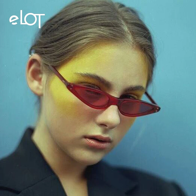 Elot 2018 Новый зеркало кошачий глаз Солнцезащитные очки для женщин Для мужчин