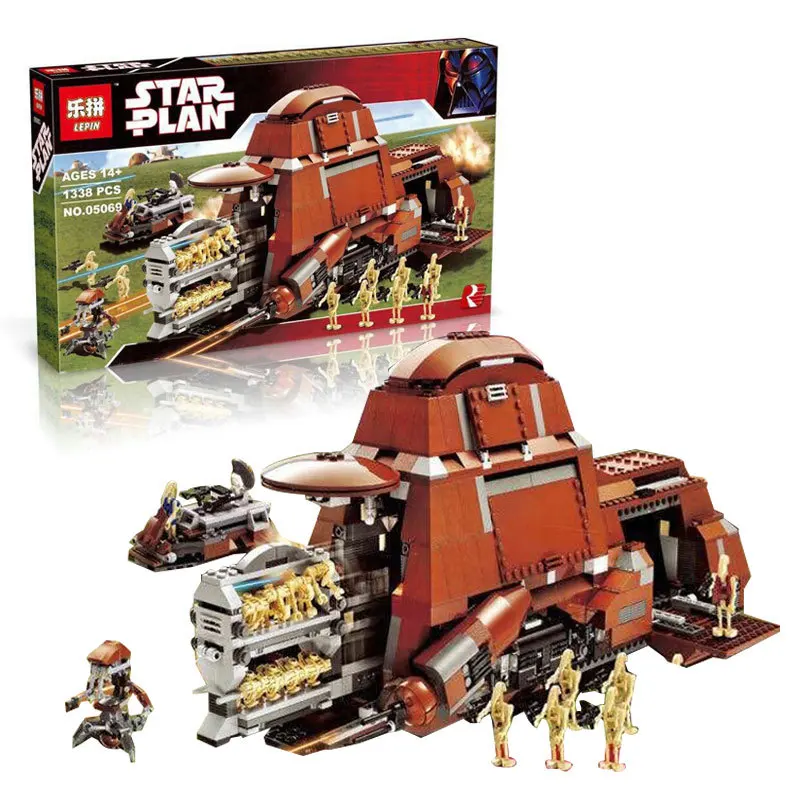 

Lepin 05069 New Star War Series The Federation Transportation Tank Set MTT Children Building Blocks Bricks Funny Toys Model 7662