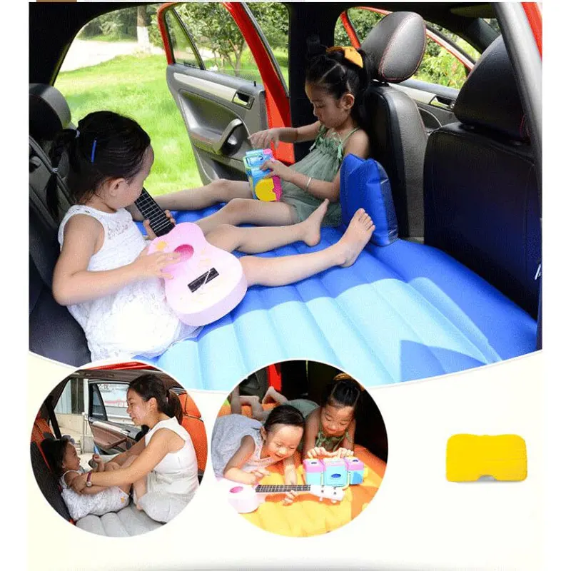 SUV coche colchón inflable asiento cama de viaje aires con bomba de aire acampar al aire libre impermeable SUV coche colchón inflable asiento cama de viaje aires con bomba de aire acampar al aire libre impermeable