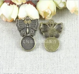 

Free Shipping(A2328) 12mm round DIY bronze Cameo Settings Alloy Cork Base Making Charm Pendant Jewelry Accessories Findings