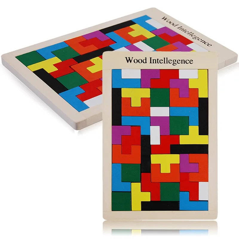 MOTOHOOD Wooden Building Blocks Toys For Kids Educational Irregular Shape Russian Wood Intellegence Block & Building Toys  (8)