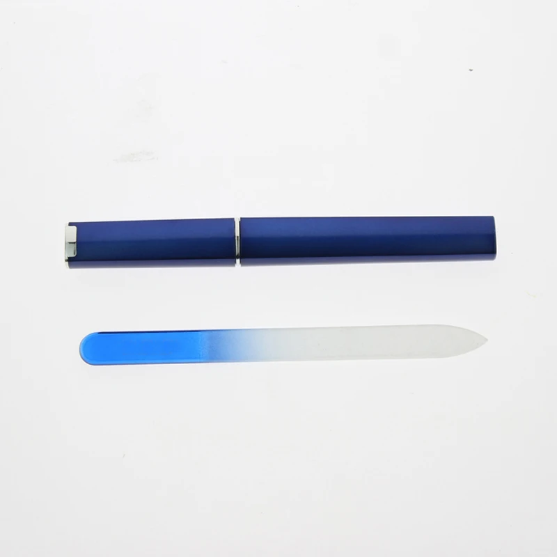 2Pcs/Set Blue Color Best Professional Wholesale Glass Emery Board