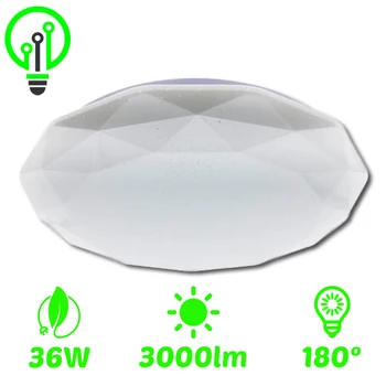 

Haruled LED surface Ceiling Lamp 36W 4000 K/6000 K Diamond