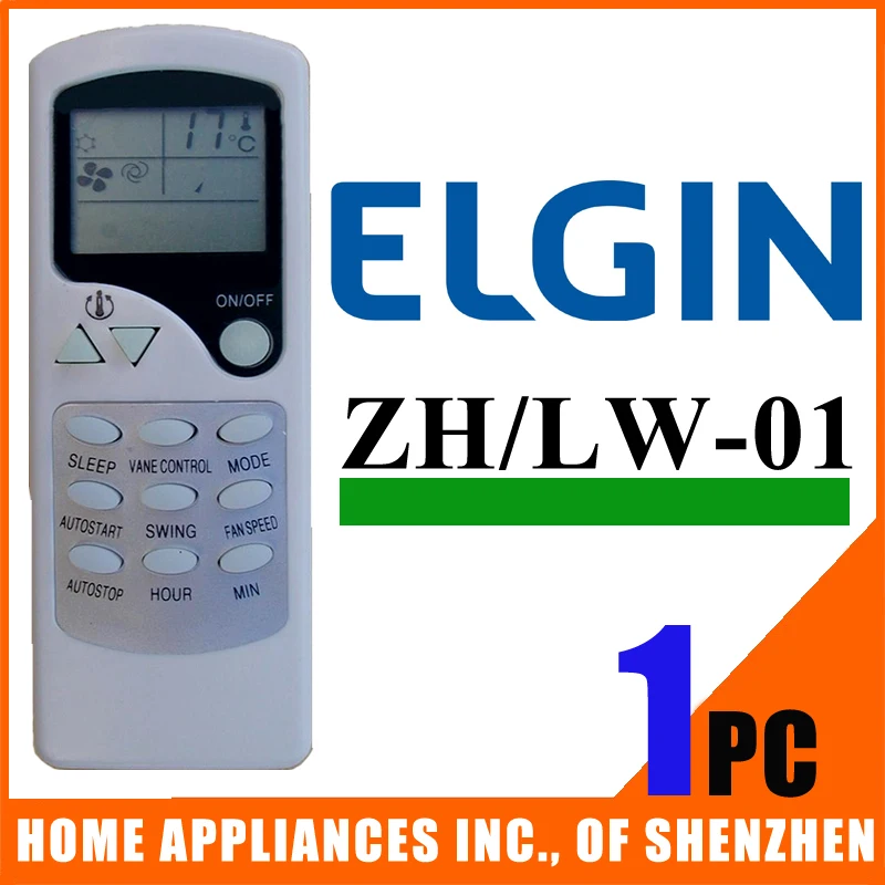 

ELGIN ZH/LW-01 Split Air Conditioner ELGIN Remote Control