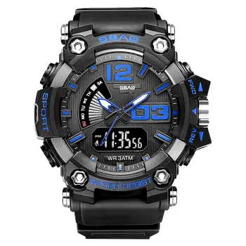 

Sport Watch Digital Watch Erkek Kol Saati Reloj Digital Men Outdoor Sports Waterproof Calendar Multi Function Electronic Watch