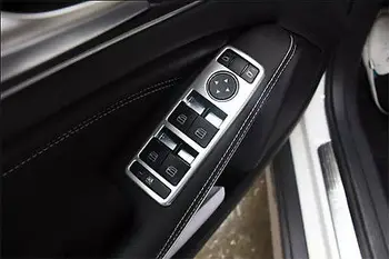 

Chrome Door Window Switch Button Cover Trim for Benz GLA X156/CLA W117 2015-2013