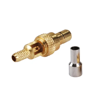 

20pcs RF electrical wire coaxial cable terminal connector SMB Crimp Plug male connector for RG178,1.13mm,1.37mm cable