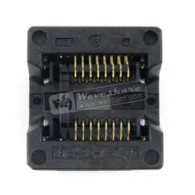 SOP16 so16 SOIC16 ots-16(20)-1.27-01 Enplas IC Тесты burn-в гнездо адаптера Программирование 5.4 мм Ширина 1.27 мм шаг