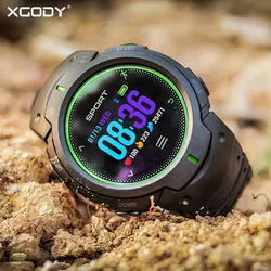 XGODY Смарт часы 5ATM водонепроницаемый Bluetooth Smartwatch приборы для измерения артериального давления шагомер калорий умный Браслет для занятий