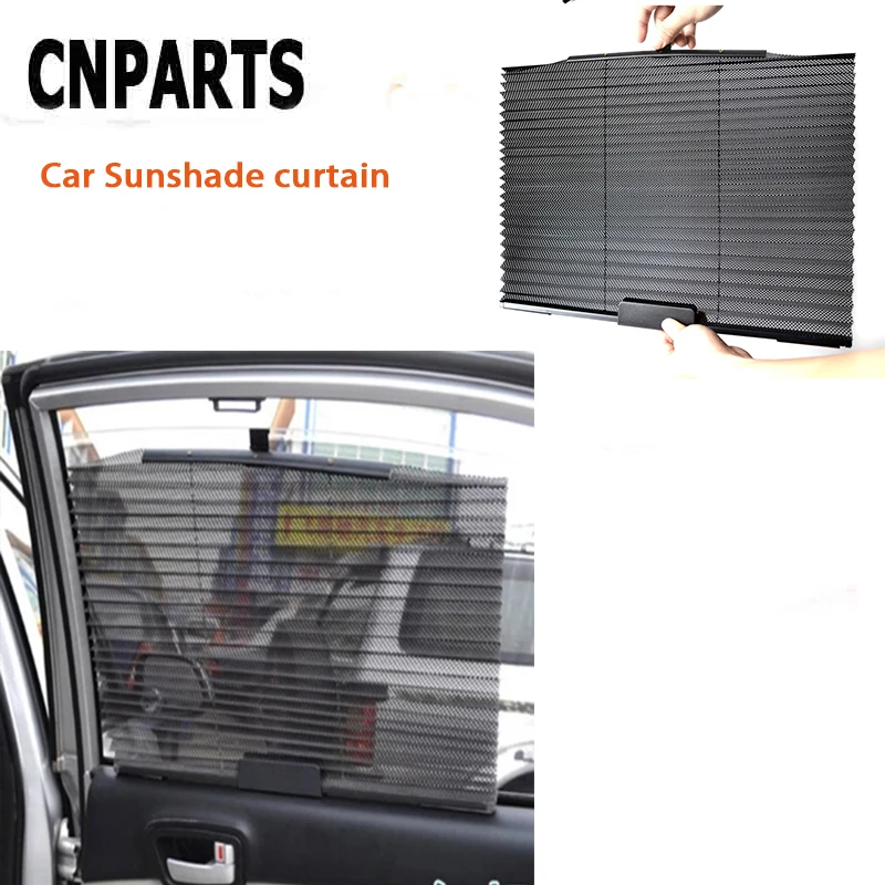

CNPARTS Car Window Folding Sun Shade Visor Curtain Covers For Hyundai Tucson 2017 Solaris ix35 i30 Suzuki Swift Mitsubish ASX