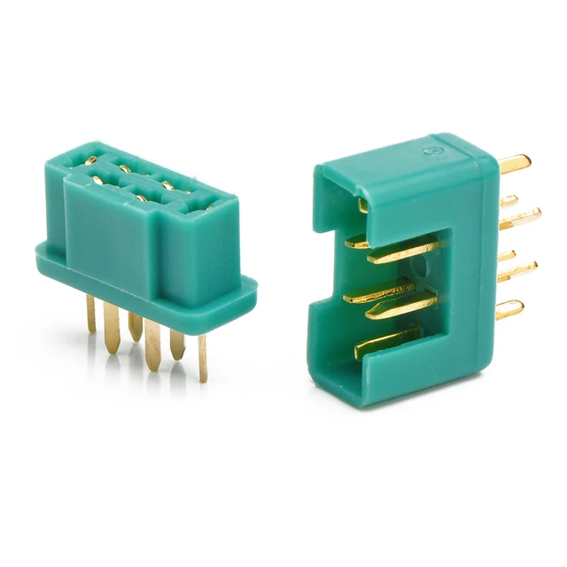 Free Shipping 10 pairs MPX connector Plug 24K Goldplated 6 pin 40Amp rc helicopter par(20 pcs