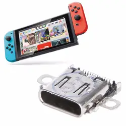 Бренд Прочный DC зарядный порт Тип C зарядное устройство разъем Замена для Nintendo Переключатель консоли аксессуары для игр Часть Замена