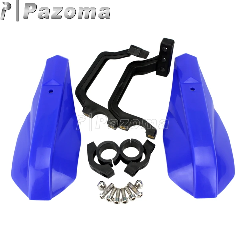 Pazoma оранжевый грязь питбайк 7/" Handguard защита рук для Kawasaki Honda Suzuki KTM ATV Снегоход мотоциклы - Цвет: Blue
