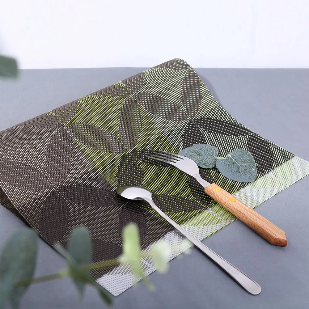 

Table mat Pattern Placemat Compatible Crossweave Insulation Washable Table Mat manteles individuales de mesa mantel individual