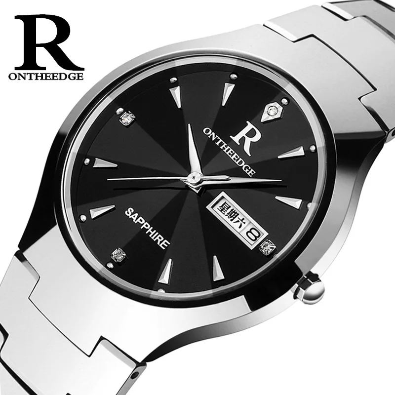 

zegarki meskie 2017 Luxury Brand Watches Men Stainless Steel Casual Business Watch Saterproof Man Quartz Analog Satches Clock
