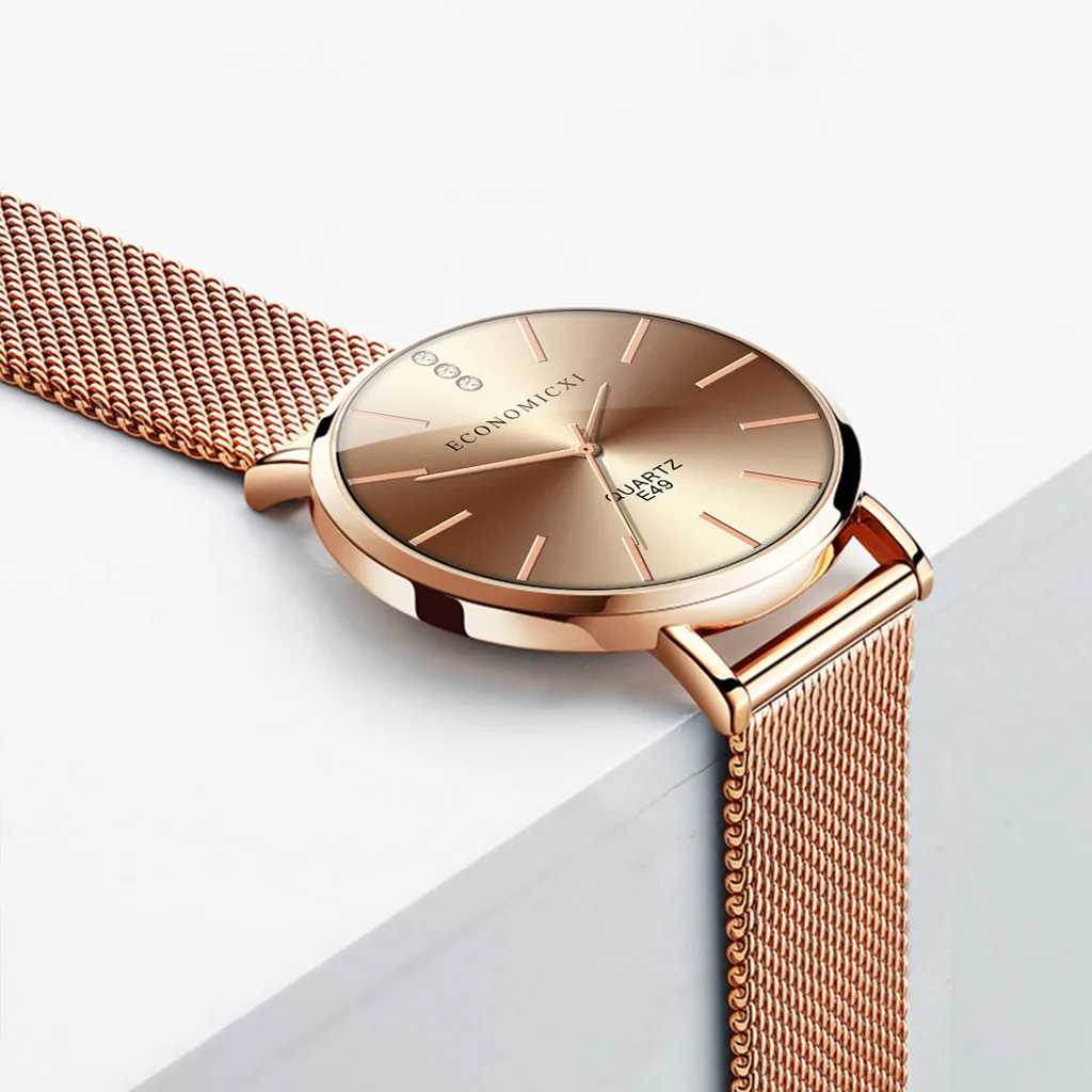 

reloj mujer Women Watches Ladies Watches Rose gold Bracelet Watch Quartz Dress Wristwatch Women 2019 zegarek damski