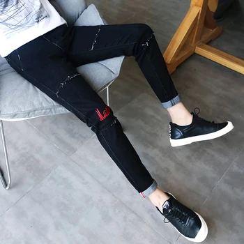 

Cheap wholesale 2019 new autumn winter Hot selling man fashion casual Denim Pants male Jeans MP251