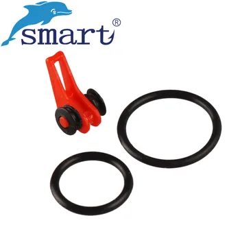 

SMART 10Sets Fishing Hook Keeper 3Part(2circles+1plastic keeper) Rod Clip Hanging Lure Bait Hook Holder Fishing Tackle Accessory