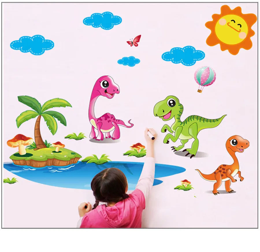 DIY Cartoon Wall Sticker Kindergarten Kids' Room Wall Stickers Living