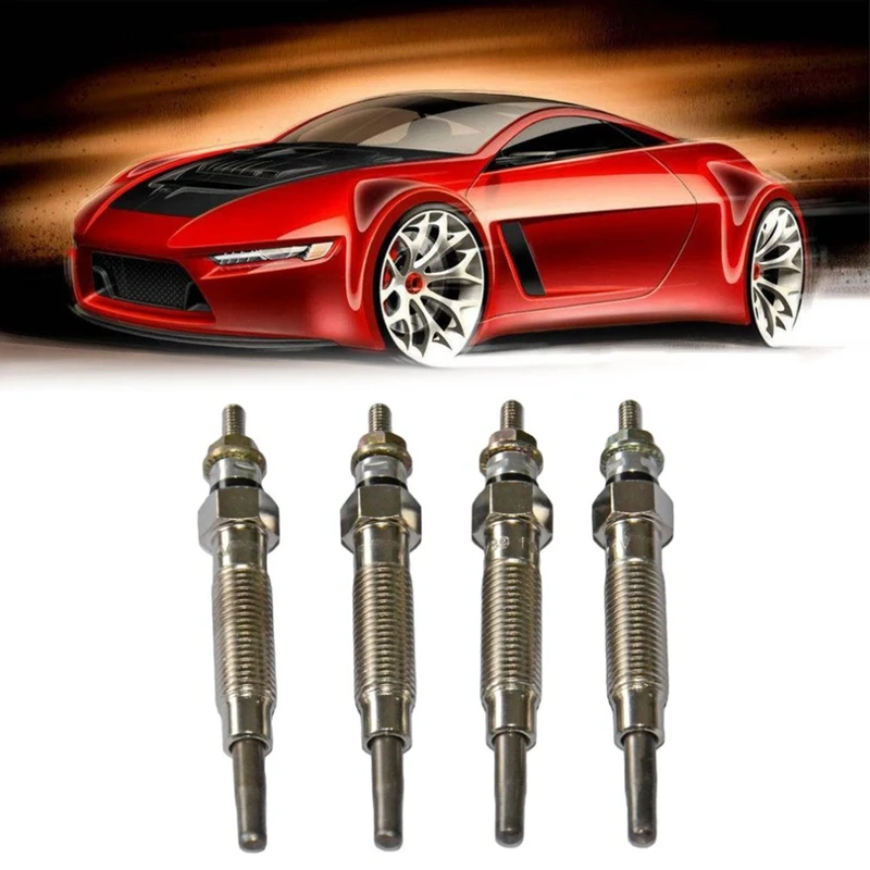 4Pcs/Set Heater Glow Plugs For Mitsubishi Pajero Shogun(1994-2000) Prevent Seizure Professional Auto Car Accessories