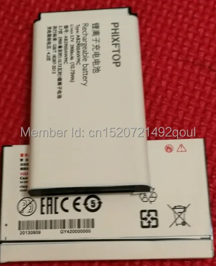 Оригинальный сотовый телефон PHIXFTOP AB2900AWMT AB2900AWMC аккумулятор для Xenium X1560 X1561 X5500 Philips