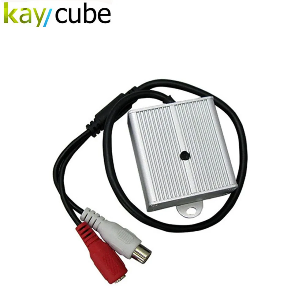 

Aluminum Alloy Microphone for CCTV Camera Microphone Audio Pick Up Range Up To100 Meters