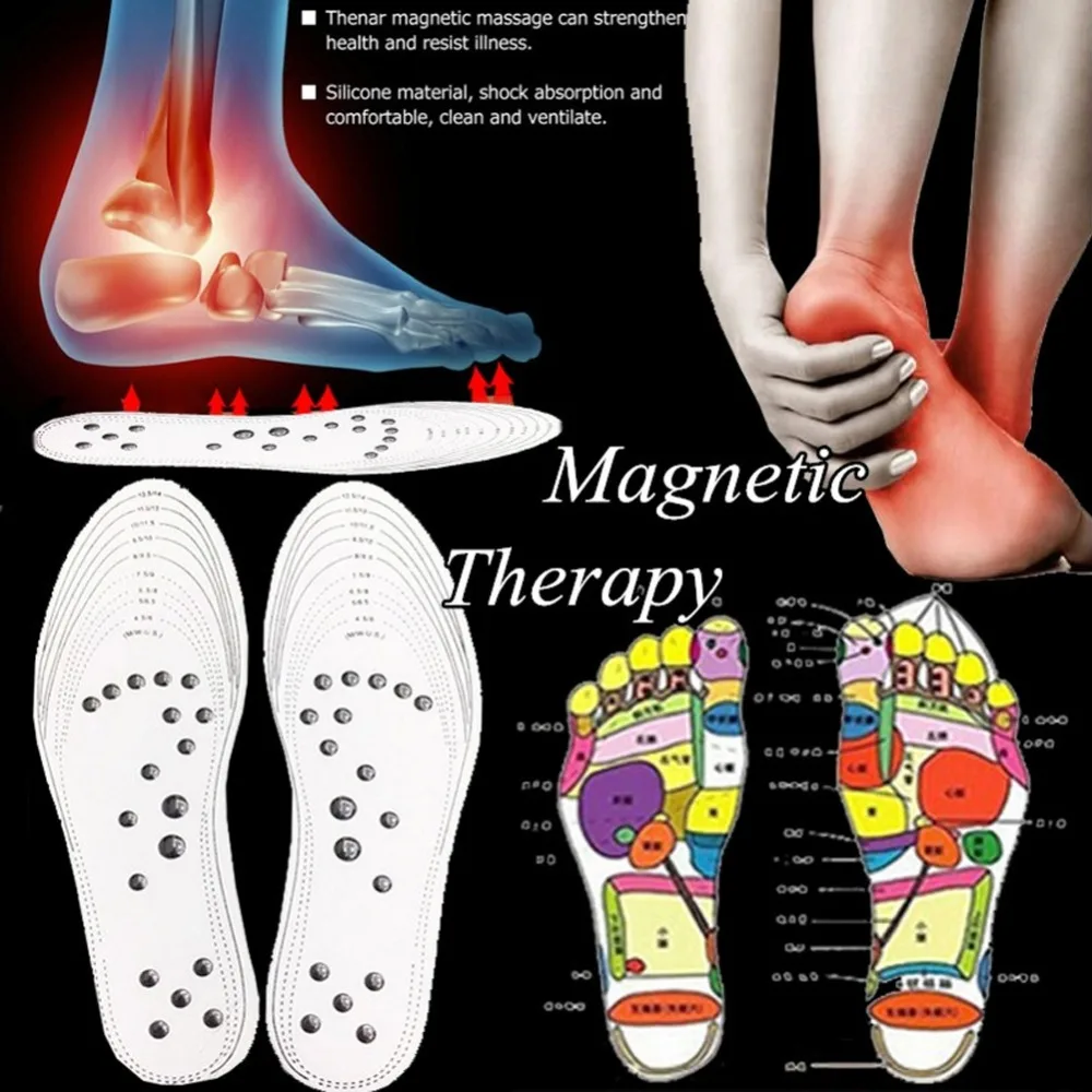 1 пара магнитотерапевтических стелек с эффектом памяти, хлопок, забота о здоровье для мужчин, удобные подушечки для ухода за ногами, расслабляющие подарки, облегчающие боль, обувные подушечки