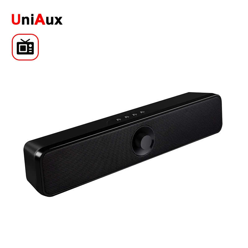 TV Soundbar Blueto oth Subwoofer Bass Speaker Built in Battery Aux Audio Line TF USB Television Speaker Home Theater