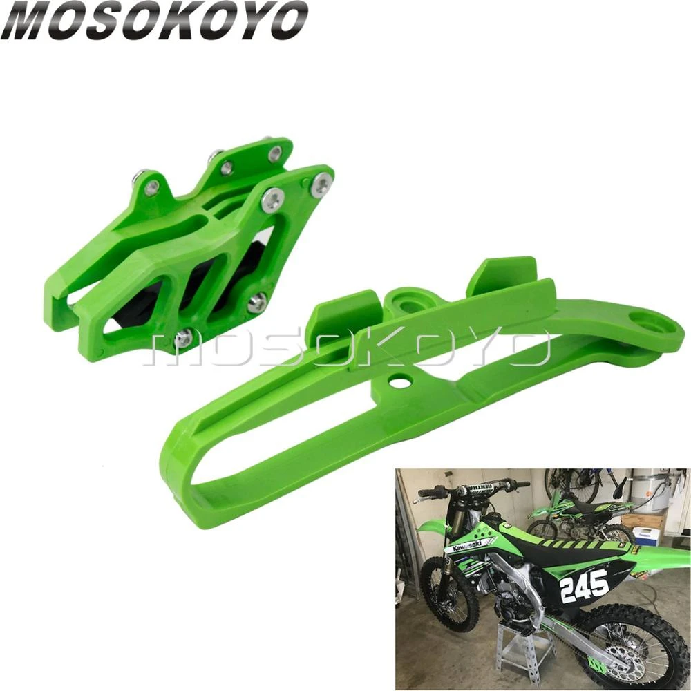 Gwxevce Kettenführung Grün Für Kawasaki KXF250 KXF450 2009-2016