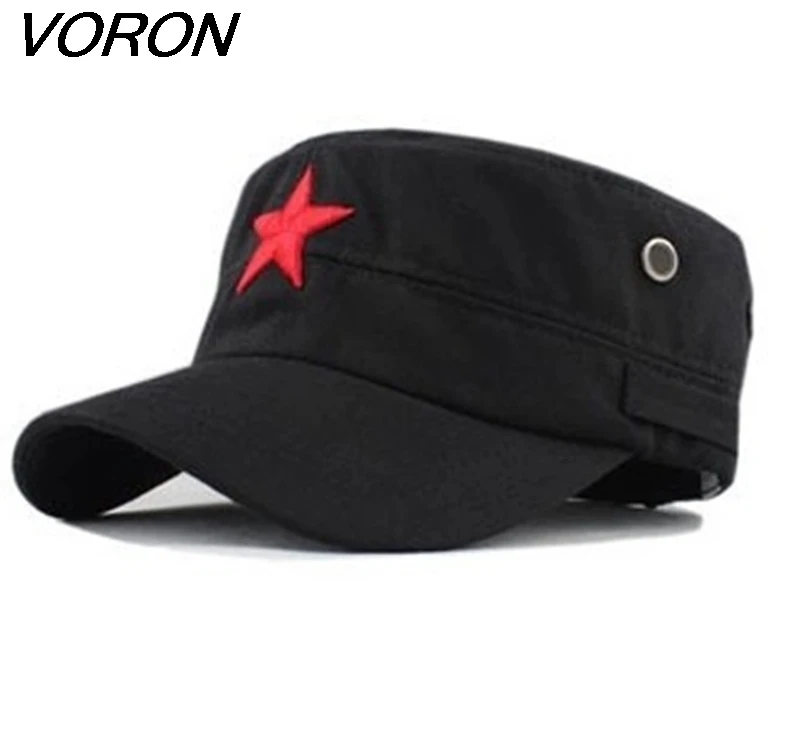 Voron 2017 جديد خمر النساء الرجال للجنسين casquette البيسبول كاب النسيج للتعديل ريد ستار outdoor الجيش قبعة الشمس عارضة Voron 2017 جديد خمر النساء الرجال للجنسين casquette البيسبول كاب النسيج للتعديل ريد ستار outdoor الجيش قبعة الشمس عارضة