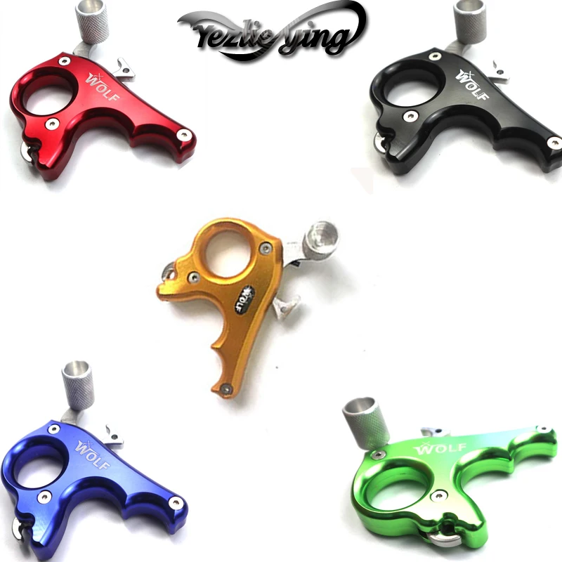 

Bow release -Bow Other Accessory 3 Finger Aid Quick Release Stainless Steel Release Pulley Bow release Grip Archery Release