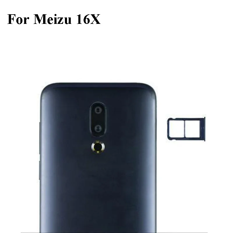 For Mei zu 16X 16 X meizu16X New Original Sim Card Holder Tray Slot 6.0'' inch meizu16 Replacement | Мобильные телефоны и