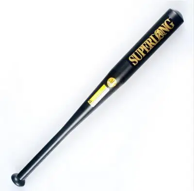 30 дюймов сплав Сталь Бейсбол bat черный Софтбол Летучая мышь многоцелевой самообороны безопасности stick - Цвет: Черный