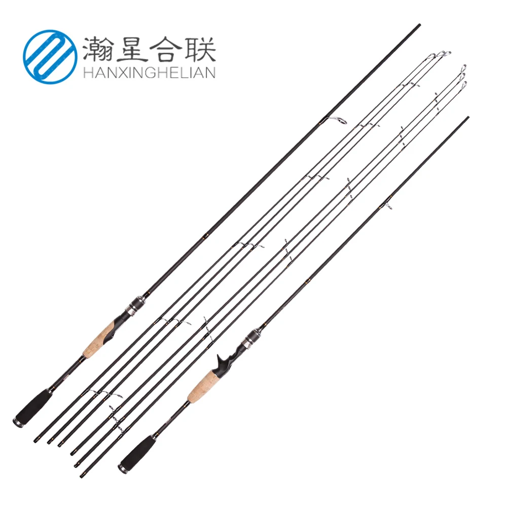 

2.1m/2.4m/2.7m 2 Section Spinning Fishing Rod 3 Tips ML M MH Carbon Travel Ultralight Casting Rod Fast Lure Feeder Fishing Pole