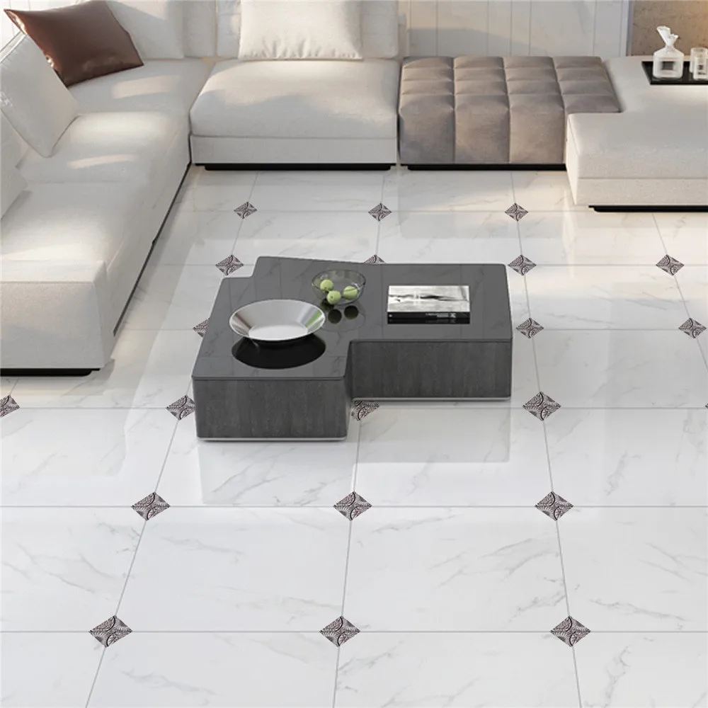 

Retro Tiles Wall Stickers for Bathroom kitchen Tile Stickers Decor Adhesive Waterproof PVC Wall Stickers Kitchen Waist Line