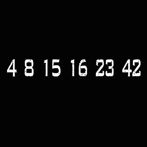 

2019 Fashion Lost Numbers T-Shirt Tv Show Unisex Tee