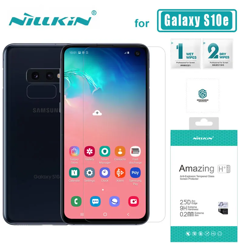 

for Samsung Galaxy s10e Glass Nillkin 9H+ Pro 2.5D Tempered Glass Screen Protector Ultra-thin Galaxy s10e Nilkin HD Glass Film