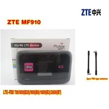 UNLOCKED ZTE MF910 150MBPS 4G LTE HOTSPOT MOBILE BROADBAND ROUTER +2pcs 4g antenna