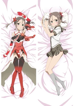 

Suef Anime manga Yuuki Yuuna wa Yuusha de Aru Dakimakura two sided Pillow Cushion Case Cover 812028