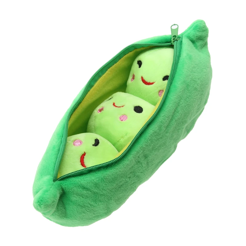 25CM Kids Baby Plush Toys For Children Cute Pea Stuffed Plant Doll