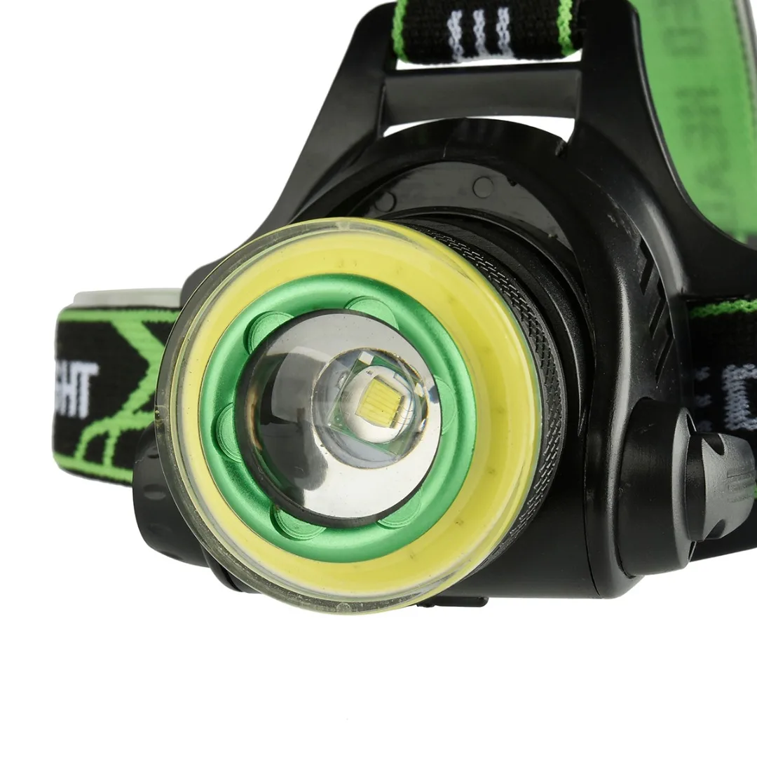 Outdoor Fishing Tools LED Headlamp Zoom 4 Modes Headlight Outdoor Fishing Lighting Night Safety Portable Headlamp Fishing Tools