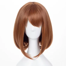 Аниме Boku no Hero Academy OCHACO парики урарака мой герой училища Хэллоуин вечерние парики для косплея