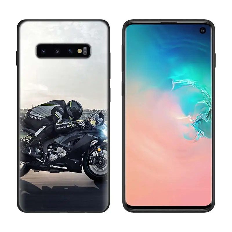 Moto Cross moto rcycle спортивный черный силиконовый чехол s для samsung Galaxy S10 Plus S10e S8 S9 Plus A30 A50 M20 M30 мягкий чехол