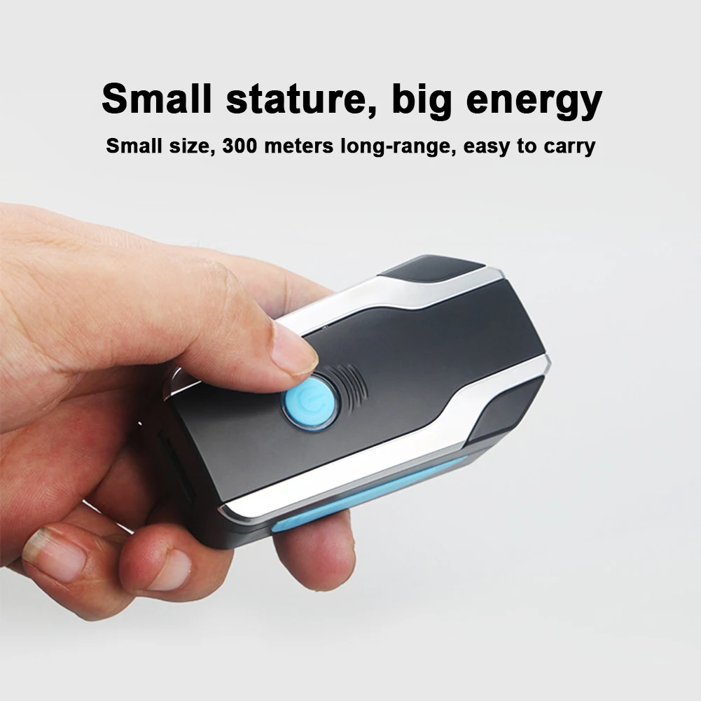 Perfect Torch Cycling Waterproof Flashlight Alarm Horn USB Rechargeable Headlight Handle Bicycle Night Riding Bike Light Anti-theft 5