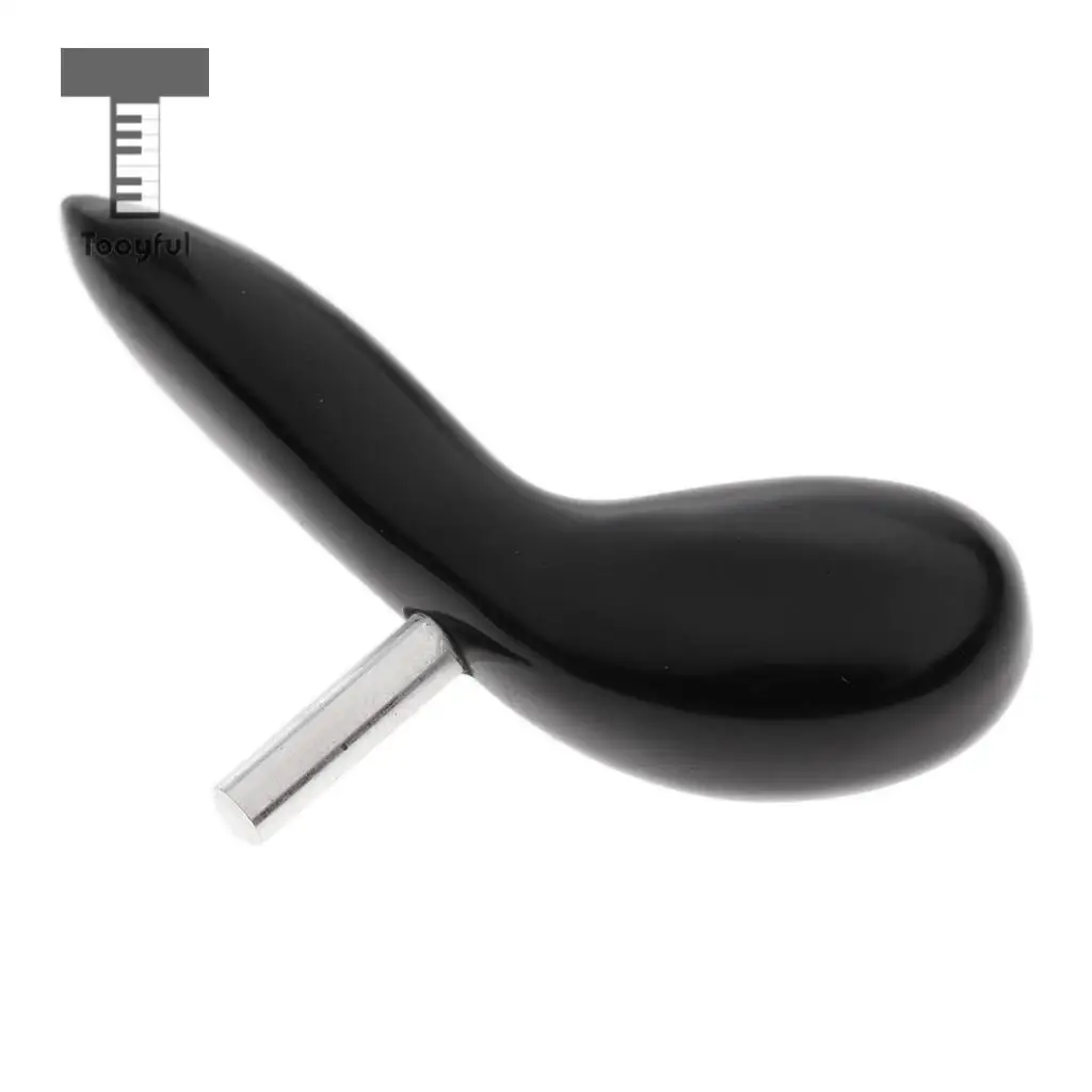 Tooyful Durable Silver Plating Stem Bassoon Hand Holder Saddle Rest Stage Accessory Woodwind Instrument Parts