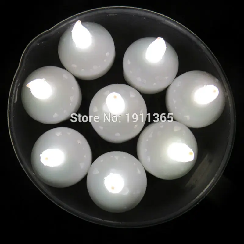 Flutuam a Vela para o Casamento o Diodo Emissor de Luz do Diodo Emissor de Luz das Velas do Casamento de 36 Pces Que 8 led casamento
