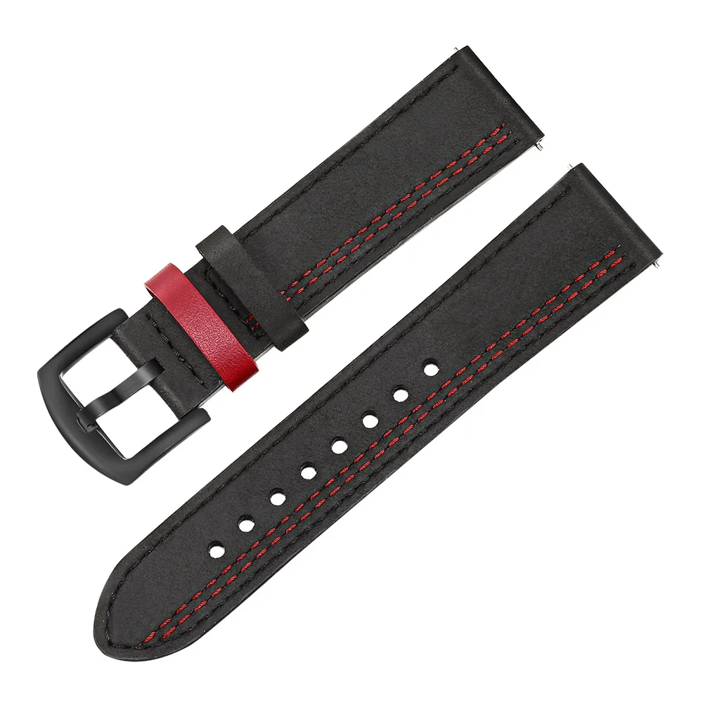 Ремешок из натуральной кожи для Samsung Gear S3/ 2 Neo/Live Amazfit Pace/Stratos уникальный